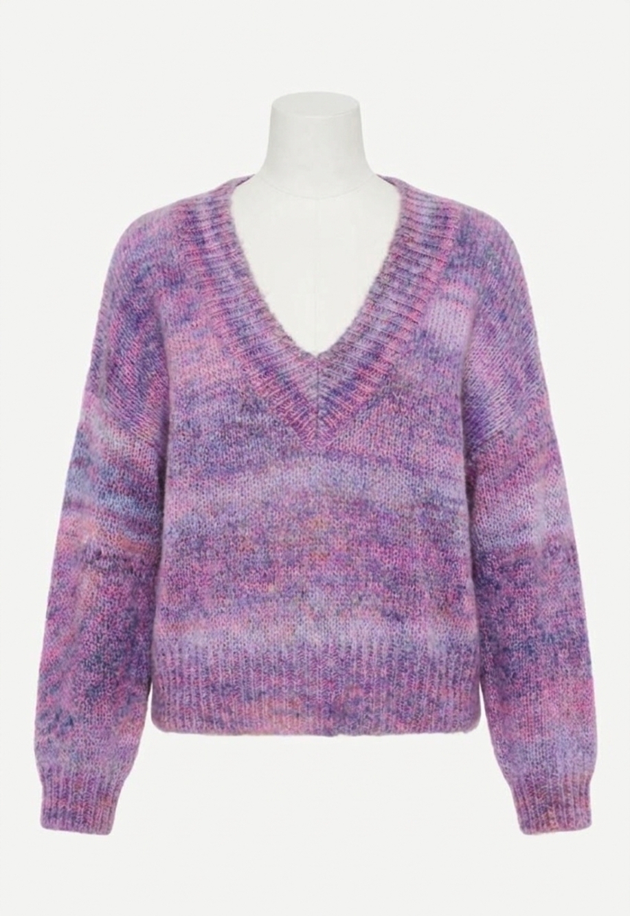 NEW ELECTRIC & ROSE roux sweater in amethyst